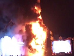 Panggung Utama Tomorrowland Kebakaran, Kini Hancur Total