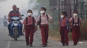 Kabut Asap Pekat Karhutla, Sekolah di Riau Diliburkan