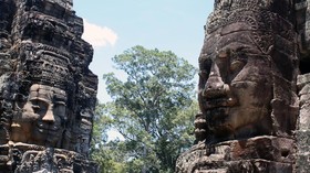 Patung Berusia Seribu Tahun 'Muncul' di Angkor Wat