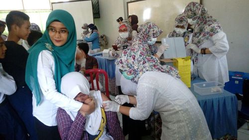 Dinkes Kota Cilegon Targetkan 112.095 Anak Divaksin Rubella Selama 2 Bulan Dinkes Kota Cilegon Targetkan 112.095 Anak Divaksin Rubella Selama 2 Bulan