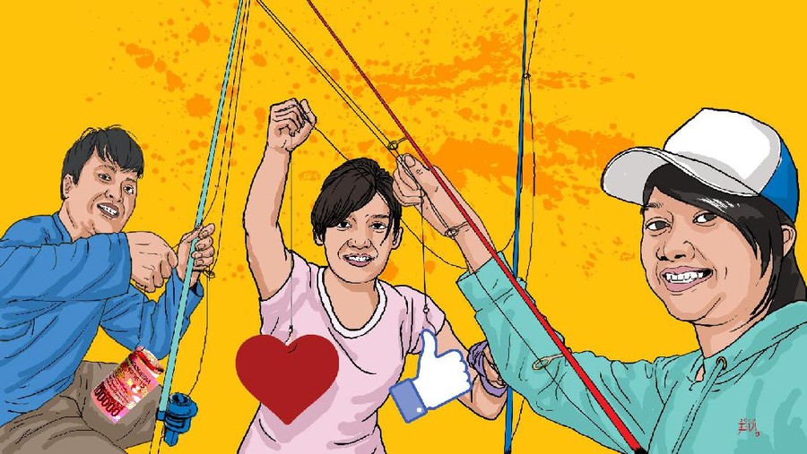ilustrasi kebahagiaan