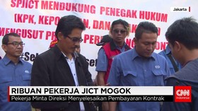 Ribuan Pekerja JICT Mogok