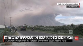 Aktivitas Vulkanik Gunung Sinabung Meningkat