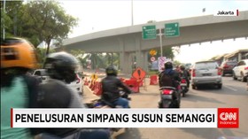 Simpang Susun Semanggi Memiliki Panjang 1.622 Meter
