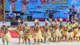 Serunya Festival Budaya Teluk Hambold di Papua