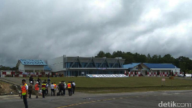 Pembangunan Bandara Silangit Selesai September Ini