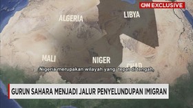 Gurun Sahara Menjadi Jalur Penyelundupan Imigran