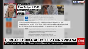 Curhat Komika Acho Berujung Pidana