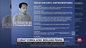 Curhat Komika Acho Berujung Kasus Hukum