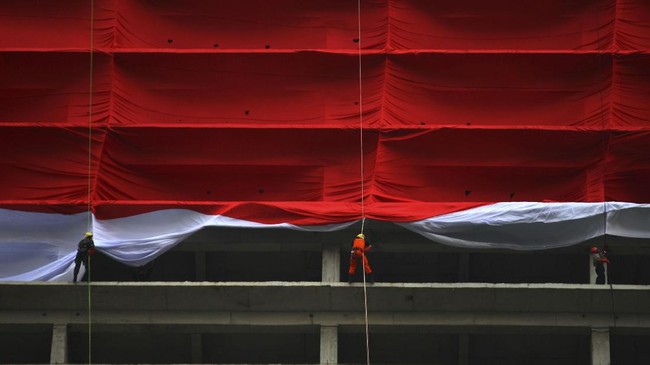 FOTO: Kibar Merah Putih Jelang Hari Kemerdekaan 17 Agustus