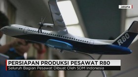 Pesawat R80 Rancangan Habibie Siap Terbang Tahun Depan