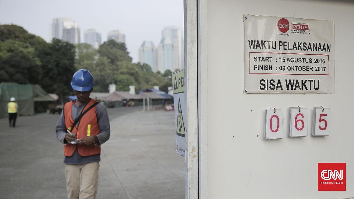 FOTO: Stadion Utama Gelora Bung Karno Bersolek