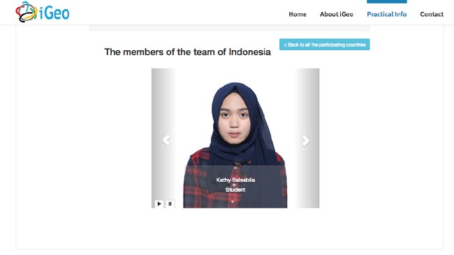 Tim Olimpiade Geografi Indonesia meraih satu emas dan dua perunggu di ajang Olimpiade Geografi Internasional ke-14 di Beograd, Serbia.