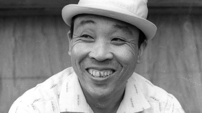 Haruo Nakajima merupakan aktor di balik kostum film asli Godzilla pada 1950-an. Saat itu, katanya, kostum Godzilla berberat 100 kilogram.