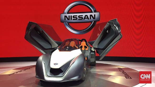 Nissan memboyong dua mobil listrik konsepnya yakni BladeGlider dan Note e-Power ke pameran otomotif GIIAS 2017.