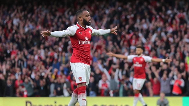 Arsenal berhasil memetik kemenangan meyakinkan saat menjamu Bournemouth di Stadion Emirates, Sabtu (9/9).
