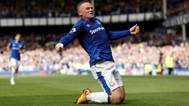 Wayne Rooney menjadi pahlawan kemenangan Everton yang sukses mengalahkan Stoke City dengan skor 1-0 di Goodison Park, Sabtu (12/8).