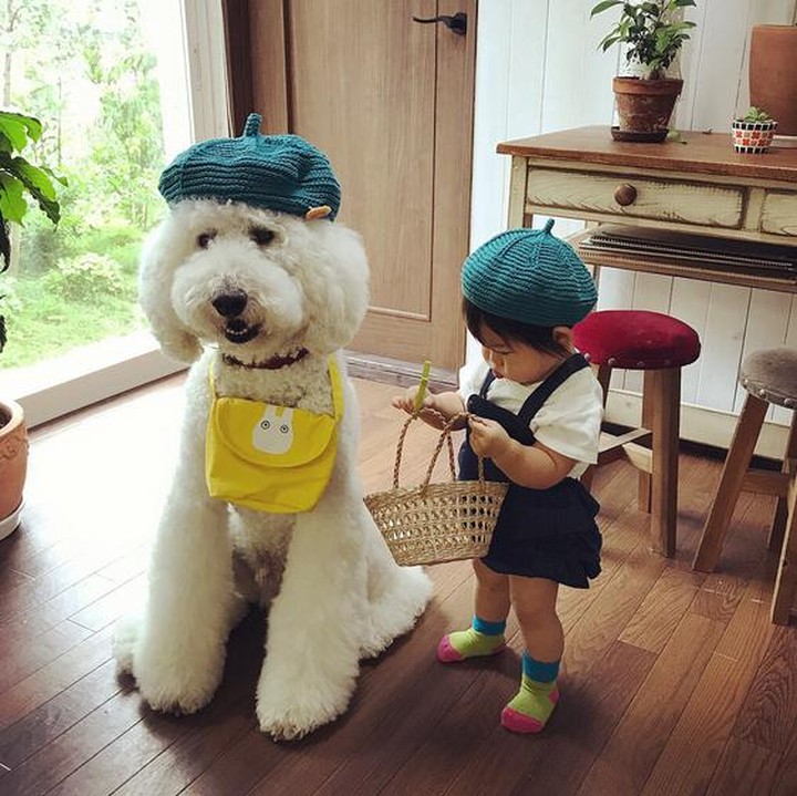 <div>Mau pergi aja baju mereka kompakan. Lucu deh. (Foto: Instagram/ @tamanegi.qoo.riku)</div><div> </div>