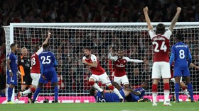 Drama Tujuh Gol Warnai Kemenangan Arsenal atas Leicester City