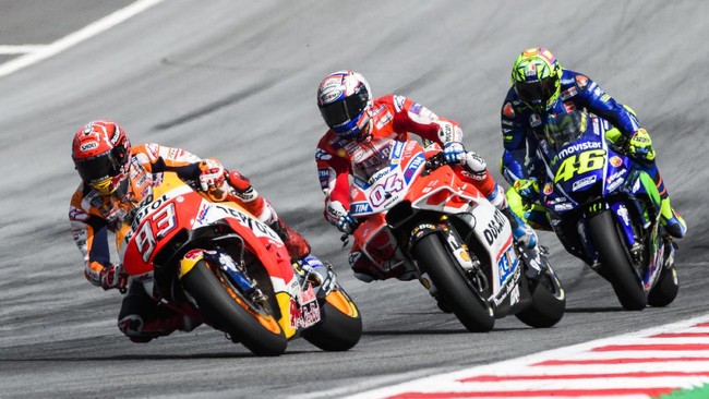 Pebalap Repsol Honda, Marc Marquez, meraih catatan waktu tercepat di FP3 GP Aragon. Valentino Rossi berada di posisi ke-10.