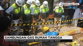 Pemerintah Target 150 Ribu Sambungan Gas Rumah Tangga Baru