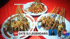 Tampil Beda, Sate DJ Legendaris di Bandung Laris Tanpa Bumbu