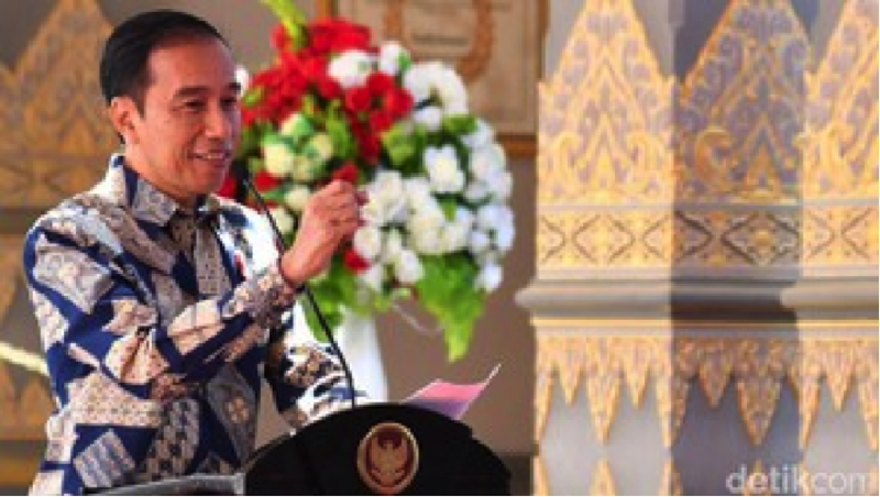 Presiden Joko Widodo menjadi saksi kemeriahan, dan kesuksesan pesona Jember Fashion Carnaval 2017.