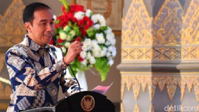 Jokowi Jadi Saksi kesuksesan Jember Fashion Carnaval 201