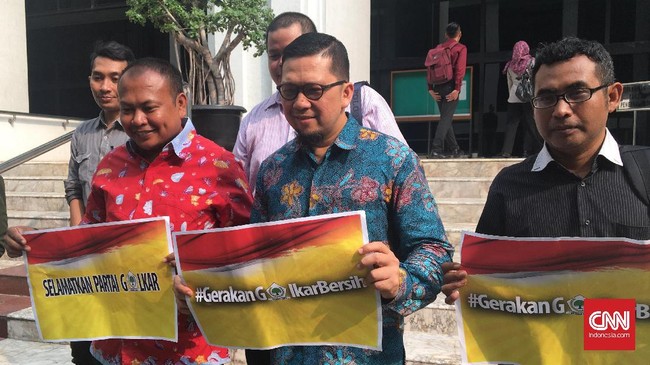 GMPG menyatakan adanya informasi dari pejabat negara yang menyebut bahwa Setya Novanto akan menang di persidangan praperadilan.