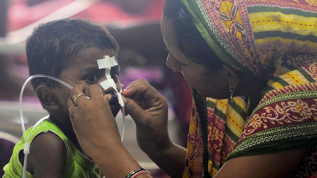 FOTO: Krisis Oksigen 'Cekik' Puluhan Bayi di India
