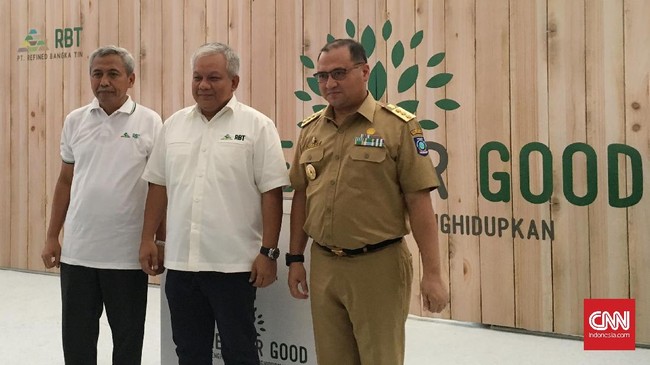 Proyek tersebut merupakan salah satu dari program pasca tambang yang diatur di dalam Peraturan Menteri ESDM Nomor 34 Tahun 2017.