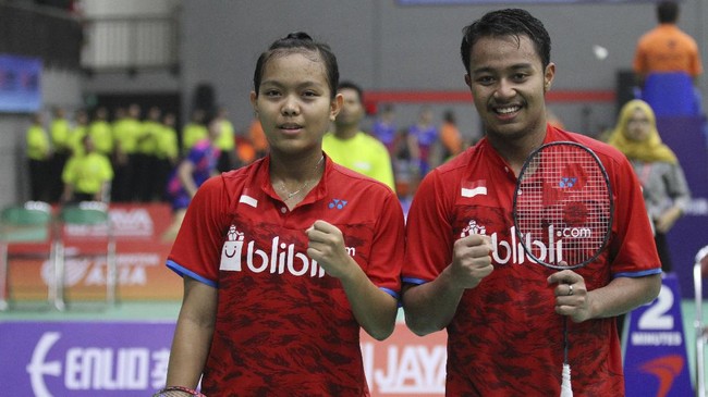 Reyhan Naufal Kusharjanto bertekad untuk melampaui prestasi sang ayah yang juga legenda bulutangkis Indonesia, Trikus Harjanto.