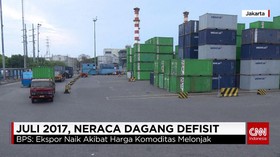 Juli 2017, Neraca Dagang Defisit