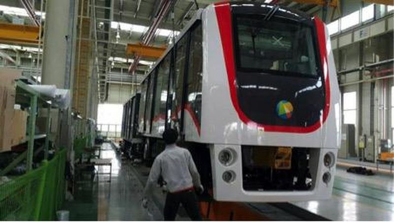 Skytrain yang merupakan kereta tanpa awak untuk transportasi antar terminal di Bandara Internasional Soekarno-Hatta mulai diuji coba.