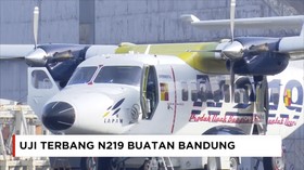 Uji Coba Pesawat Buatan Anak Bangsa