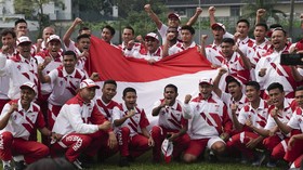 Jelang Indonesia vs Filipina, Skuat Timnas U-22 Gelar Upacara