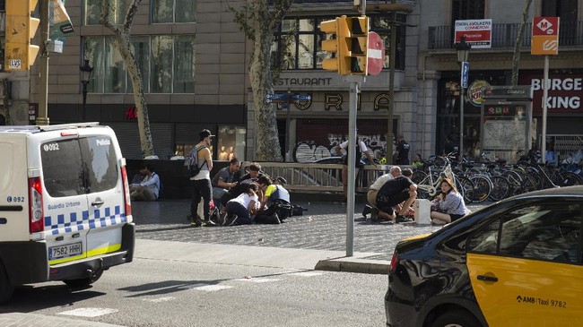 Pemerintah Daerah Catalan mengumumkan korban tewas dan terluka karena serangan teror di Las Ramblas dan Cambrils, Kamis (17/8), berasal dari 24 negara.