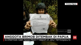 Anggota Brimob Ditembak di Papua