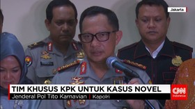 Kapolri: KPK Bentuk Tim untuk Awasi Penyidikan Teror Novel