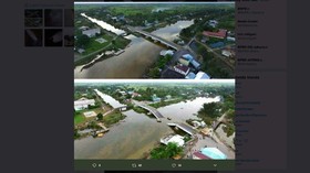Baru Dua Tahun, Jembatan Tanipah di Kalsel Ambruk