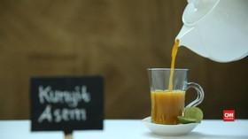 VIDEO: Resep Praktis Jamu Beras Kencur dan Kunyit Asam
