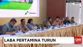 Laba Pertamina Turun