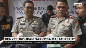 Polres Bandara Soetta Gagalkan Penyelundupan 139 Paket Sabu
