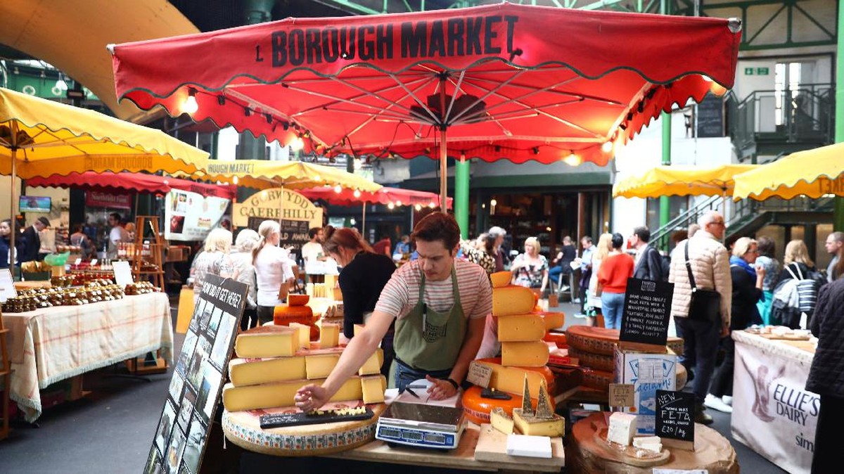 FOTO: Borough Market, Legendaris dan Favorit Turis