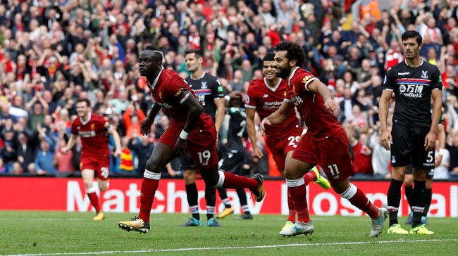 Satu-satunya gol Sadio Mane berhasil memenangkan Liverpool 1-0 atas Crystal Palace pada laga kandang pertama The Reds di Liga Primer Inggris.