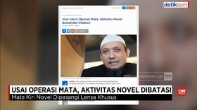 VIDEO: Aktivitas Novel Baswedan Dibatasi Pasca Operasi Mata