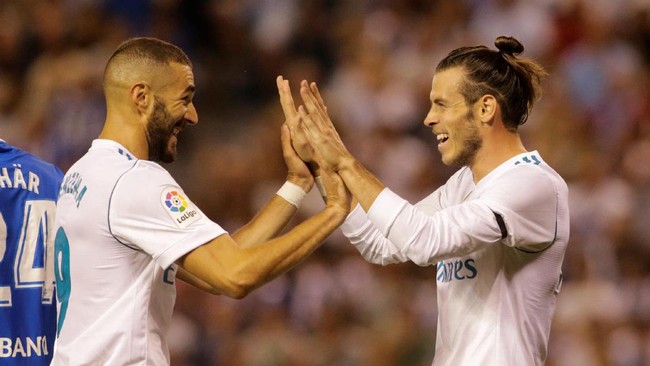 Real Madrid tampil meyakinkan pada babak pertama pembukaan La Liga Spanyol. Los Blancos unggul 2-0 atas Deportivo La Coruna pada babak tersebut.