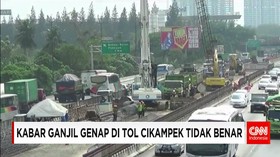 Penerapan Sistem Ganjil Genap di Tol Cikampek Tidak Benar