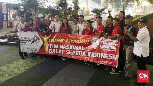 PB Ikatan Sepeda Sport Indonesia menyiapkan uang bonus senilai Rp50 juta untuk setiap atletnya yang berhasil meraih medali emas di SEA Games Kuala Lumpur 2017.