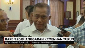 ANGGARAN KEMENHAN TURUN DALAM RAPBN 2018